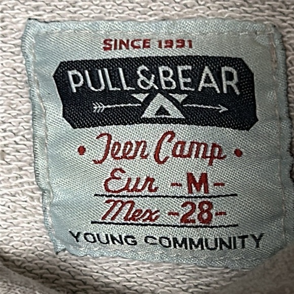 Y2K Pull & Bear hoodie ,women M,3D logo ,Athleisure , - Picture 4 of 11